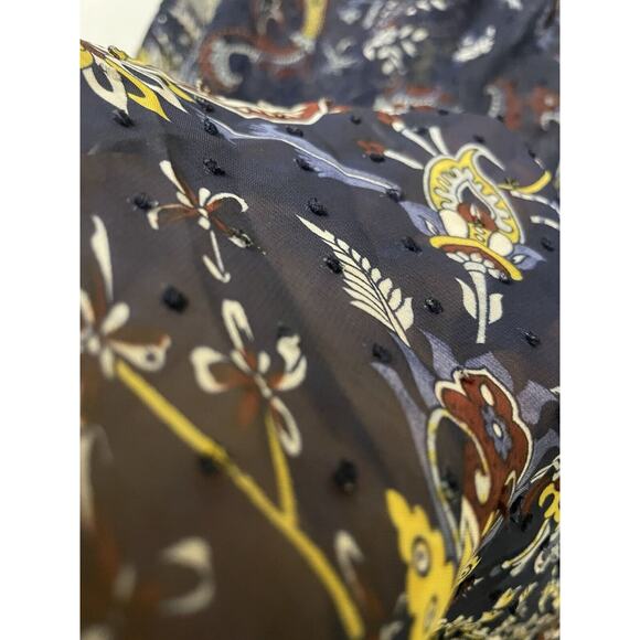 Style &Co Top Women’s Size 2X Boohoo Floral Paisley Boydell High-low Hem Blouse - Picture 8 of 11